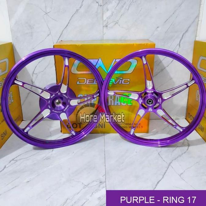 Velg Delkevic K-Speed Ring 17 Vario 110 / 125 / 150 / Mio Smile / Soul / Mio M3 / Xeon / Fino 125 / 