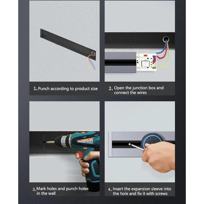 Promo Stop Kontak Tanam-Stop Kontak Tanam Dinding-Track Socket-Track Adapter