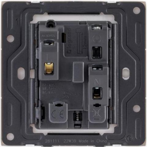 Murah Legrand Mallia Senses Stop Kontak Universal Multi Standard 1 Gang 281120Mb Matt Black Soket De