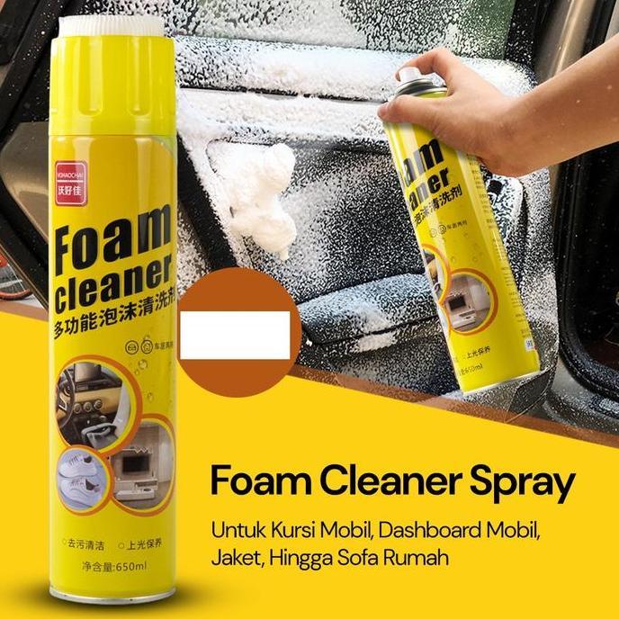 Foam Cleaner Spray Car Interior / Spray Busa Pembersih Mobil Interior 300ML Pembersih Foam Interior