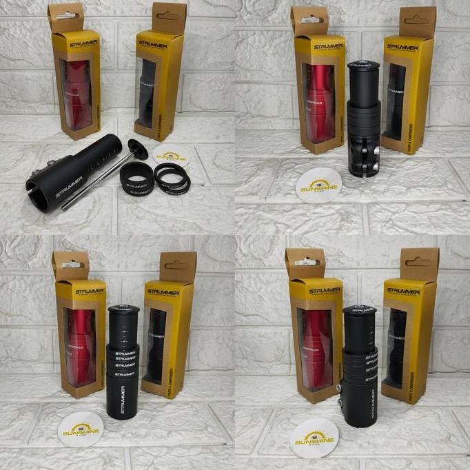 Adaptor Peninggi Stem Stang Handlebar STRUMMER Alloy Sepeda MTB Federal Fork Oversize 28.6mm