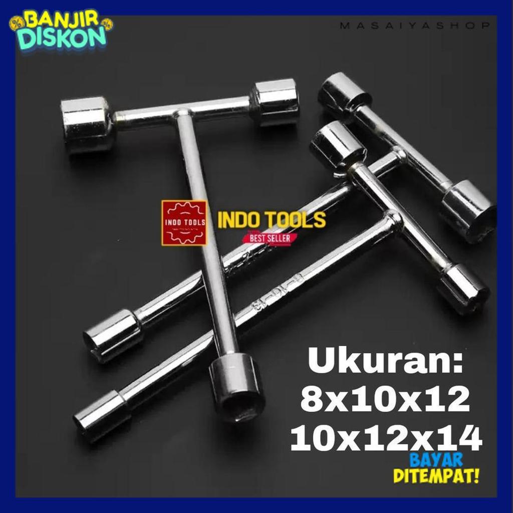 Terlaris Kunci Sok T 3 Way Shock Sock Chrome Vanadium