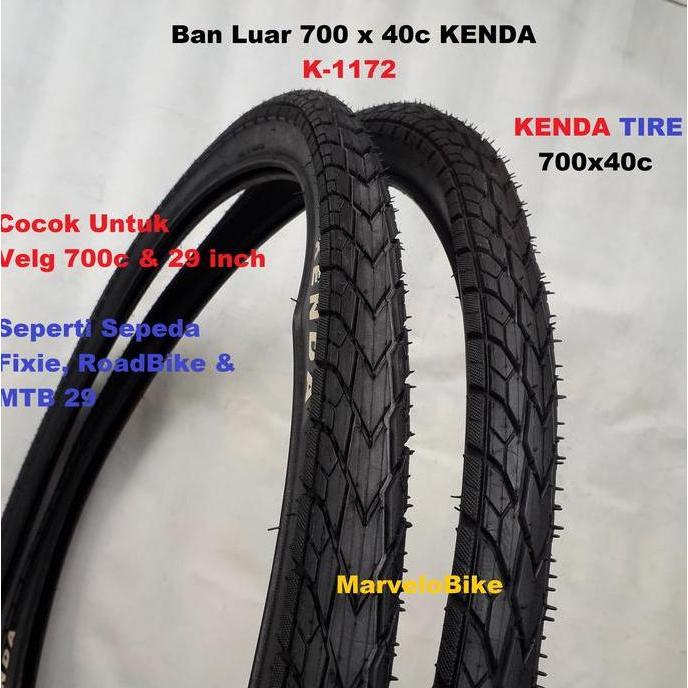 Ban Luar Sepeda Fixie RoadBike MTB 29  700 x 40c KENDA