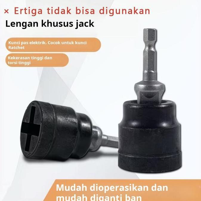 Erikasyafa - Kunci soket khusus dongkrak, kunci listrik, alat bantu membongkar ban mobil silang, obe