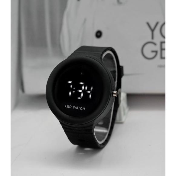 murah wbs jam tangan led digital pria wanita rubber electronic fashion couple anak remaja premium rm