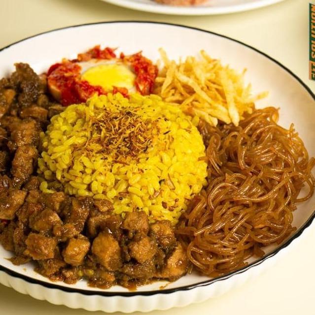 ivacoss99 - low cal nasi kuning ambon ayam kecap.healthy prep meal catering diet