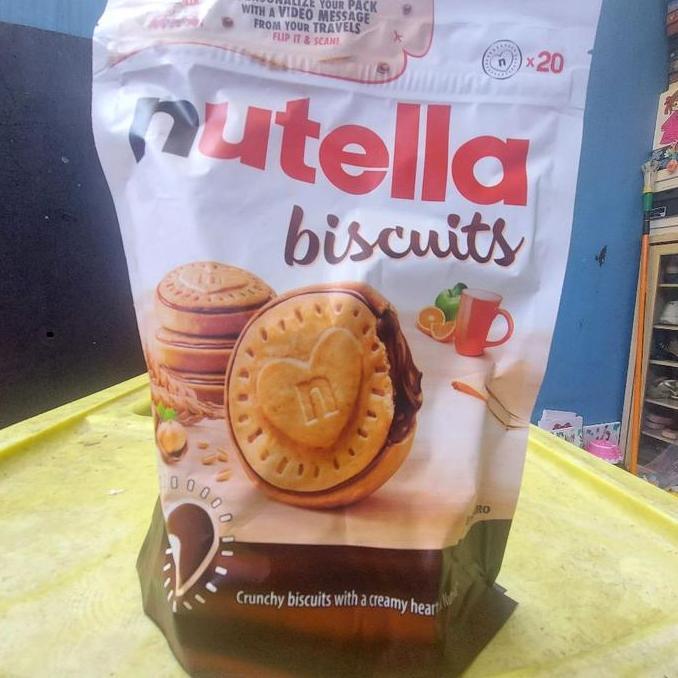 Nutella Biscuit isi 20 pcs (276gr) - Nutella Biskuit Coklat