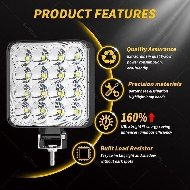 Saless CodLampu Sorot Mobil/Lampu Tembak Mobil 12 Volt/24 Volt/Lampu Sorot Led Mobil/Lampu Tembak Tr