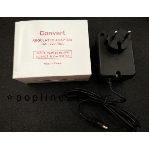 Adaptor Convert 9V - 300 mA