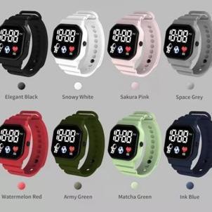 MURAH Jam Tangan Karet LED Jam Tangan Anak Anak Jam Tangan Sports Watch Jam Tangan Olahraga Jam Tang