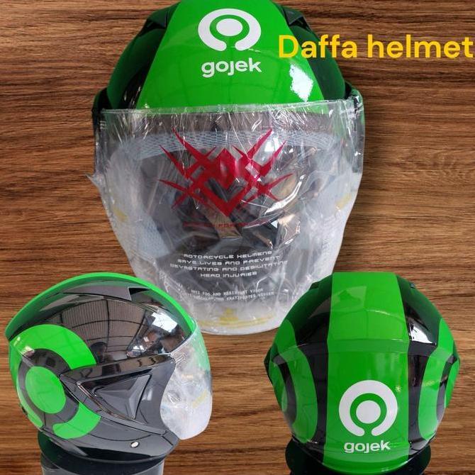 NEW HELM GOJEK ONLINE JP13 LARGE ORI