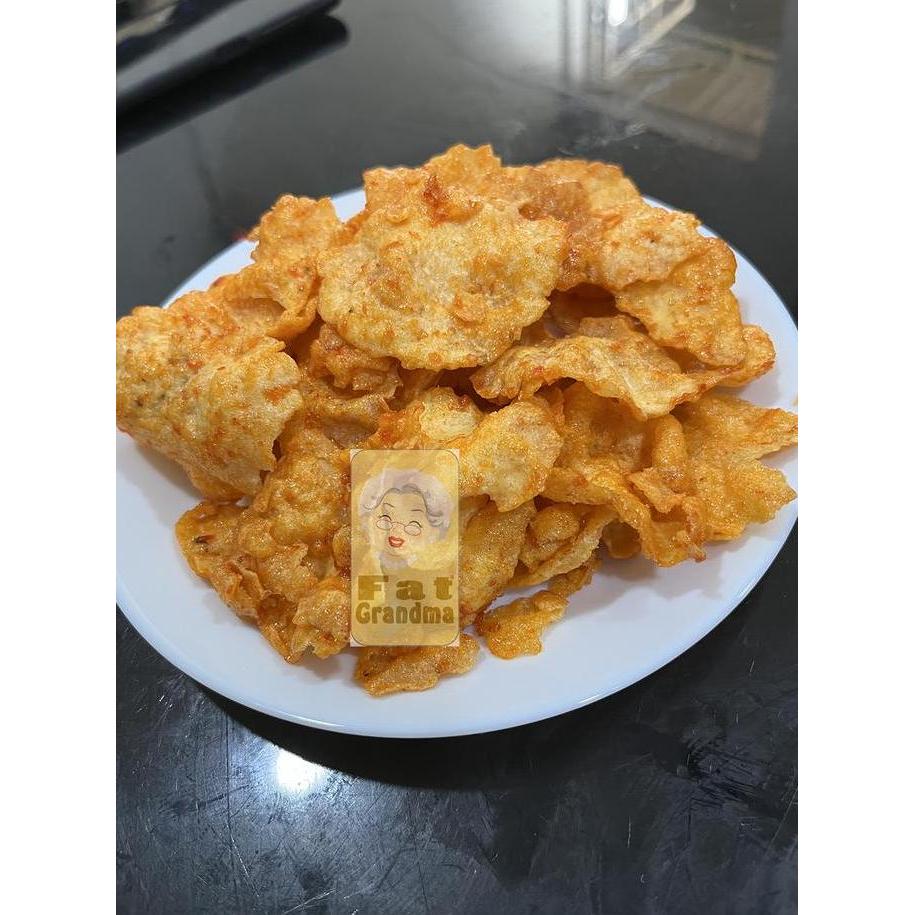 Emping Aceh Pedas Manis Balado 450gr Super Tipis Renyah Asli