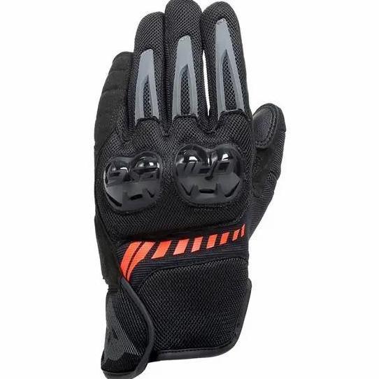 TERLARIS DAINESE GLOVE M3 AIR BLACK RED FLUO | SARUNG TANGAN MOTOR DAINESE