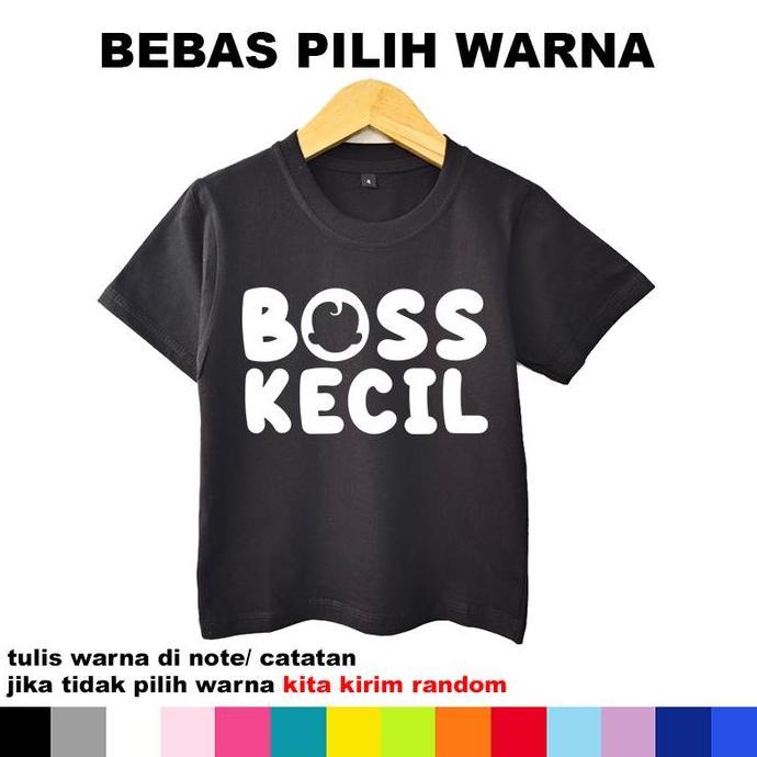 Kaos anak anak BOSS KECIL
