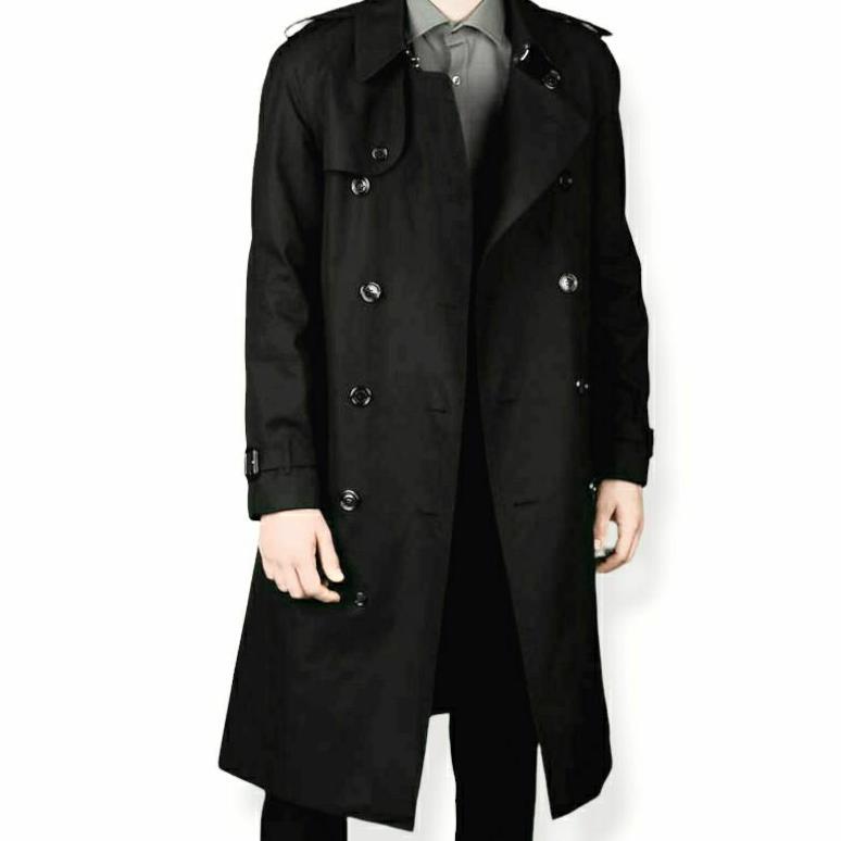 ORIGINAL ZIVK HARVEY TRENCH COAT DOUBLE BREASTED - COAT PANJANG PRIA