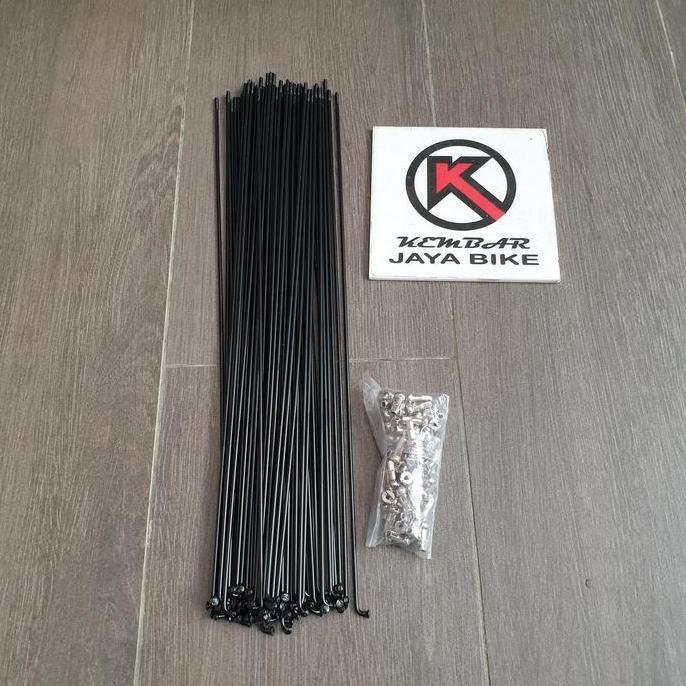 Jari - jari Stainless 14G x 292 mm United Black