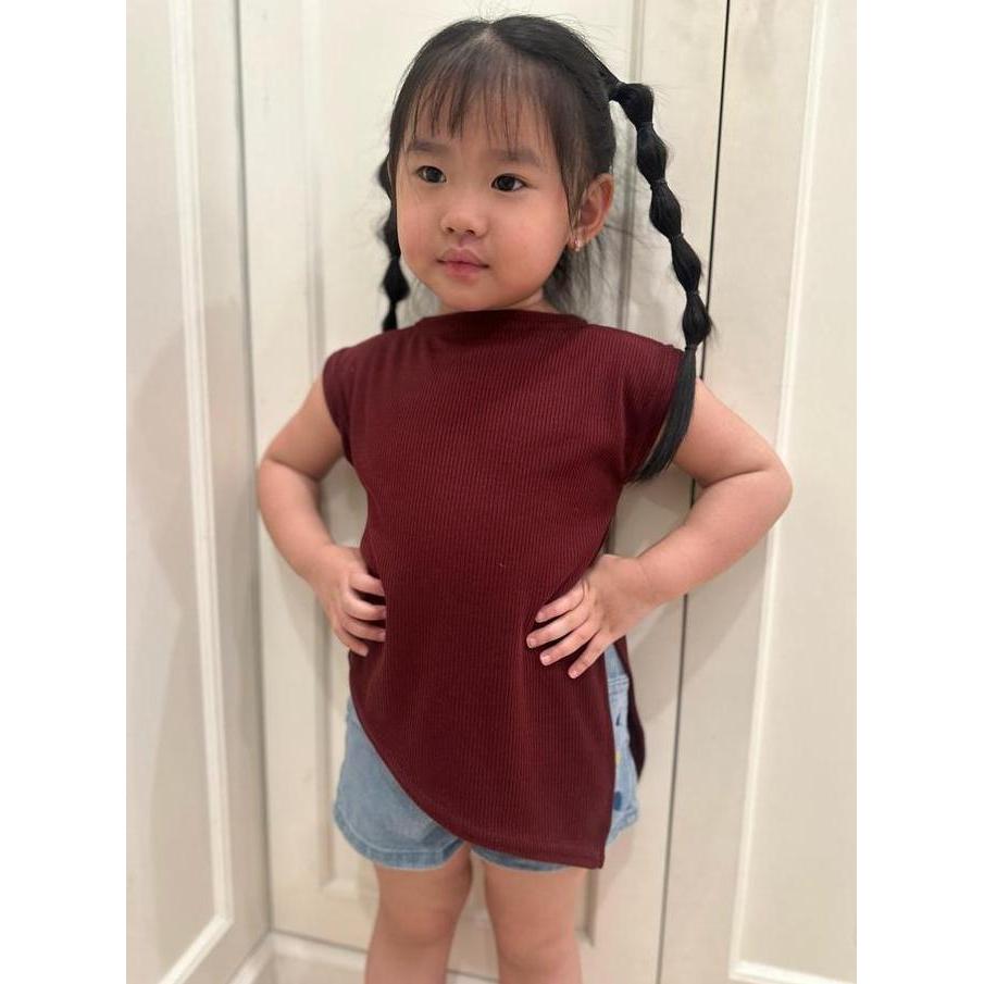 KIDS Luisa Top Baju Anak Atasan Murah Anak Blouse Fashion Anak Knit Rib