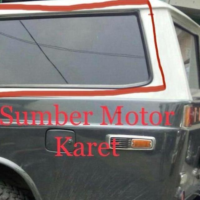 Karet Kaca Mati Samping Belakang FJ55 Comando
