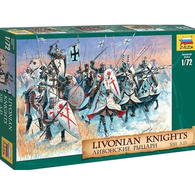 Figure Livonian Knights Skala 1:72 Zvezda
