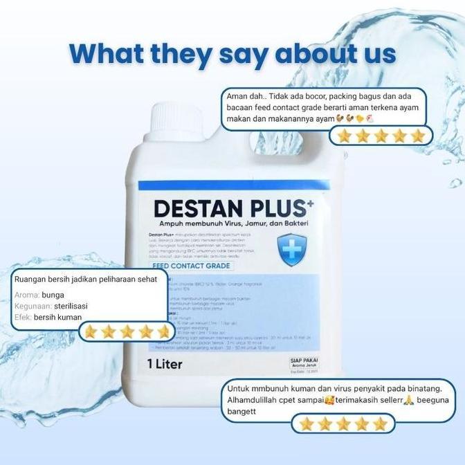 Ready DESTAN 1L - Destan Plus - Desinfektan Serbaguna - Desinfektan ruangan - Desinfektan Aman untuk