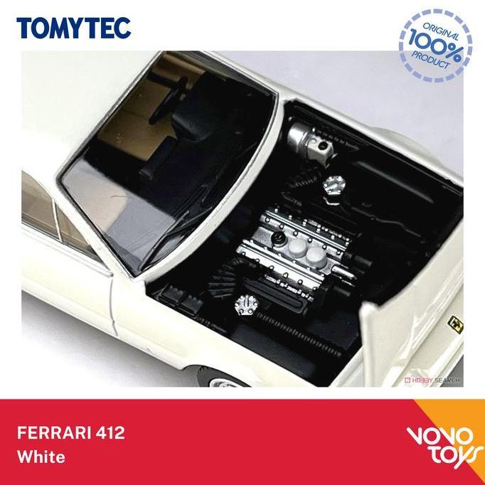 Tomica Limited Vintage Neo 412 Ferrari White