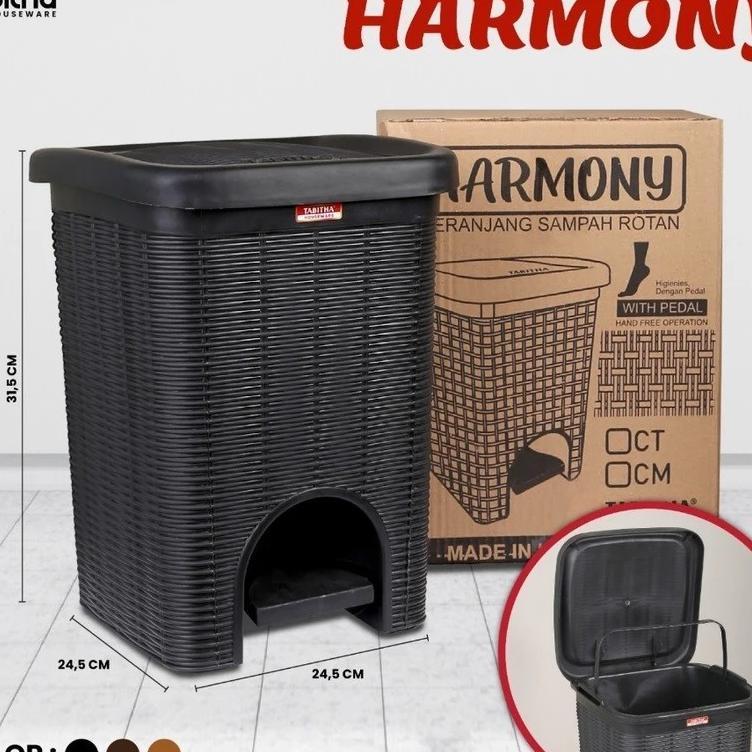 Tempat Sampah 10 Liter / Tempat Samah Injak / Tong Sampah Injak Harmony