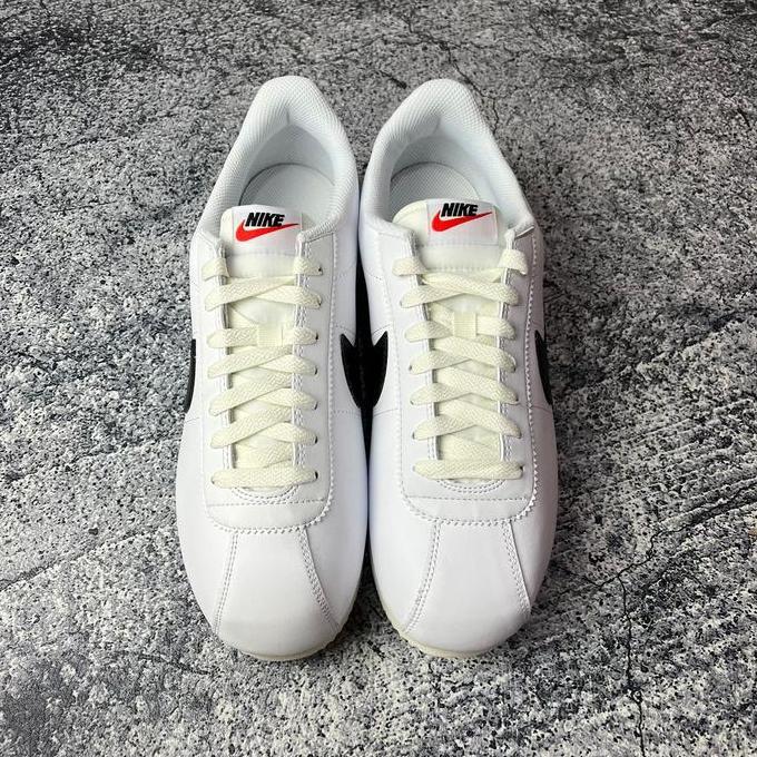 New Nike Cortez White Black Original
