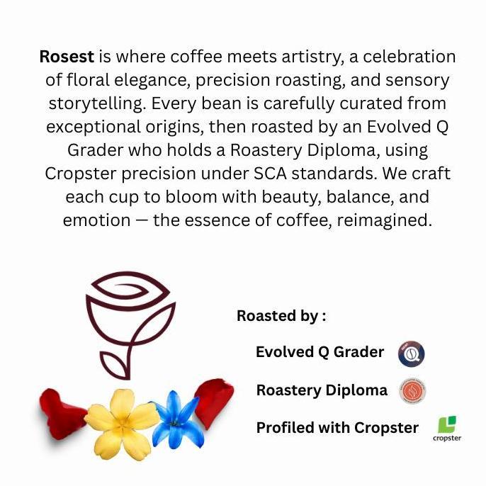 Orange Bourbon Arabica Ijen  - Single Origin Specialty Coffee Rosest Rosetery Natural
