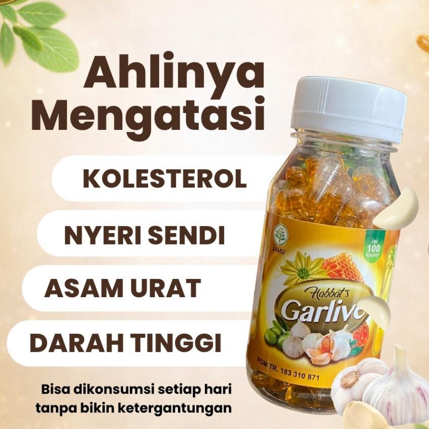 Obat Kolesterol Habbats Garlive Extra Bawang Lanang Habbatussauda Plus Propolis Dan Zaitun