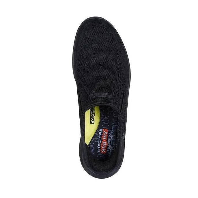 New Sepatu Slip On Pria Skechers Slip Ins Sleda Black - SKE210887BBK