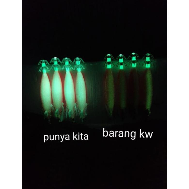 CALONSARDJANA UMPAN PANCING CUMI UDANG UDANGAN SEAWOOD HARGA PERPACK/5PCS MURAH