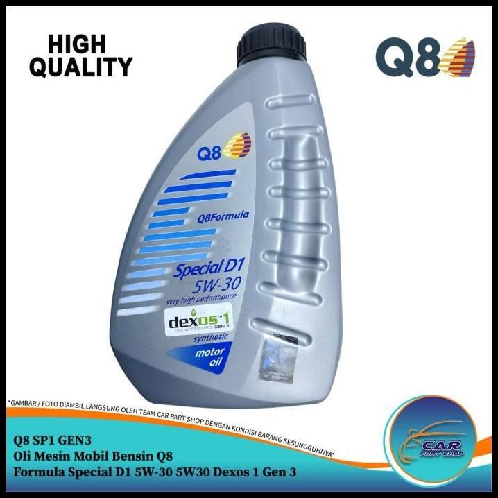 TERLARIS OLI MESIN MOBIL BENSIN Q8 FORMULA SPECIAL D1 5W-30 5W30 DEXOS 1 GEN 3 
