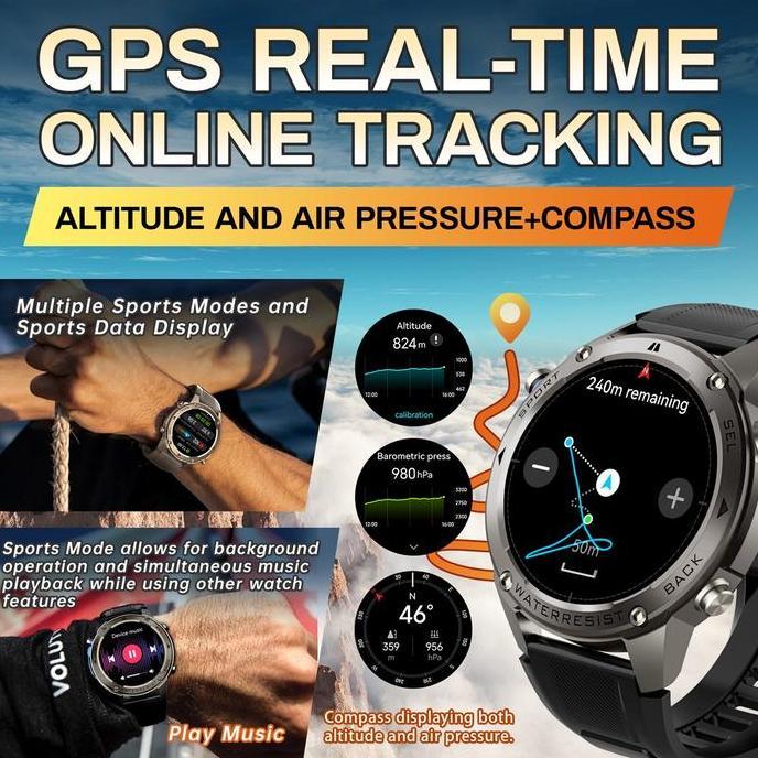 Srikawang66 - Skmei X Dh.GadgetSkmei Dm56 Smartwatch Gps Map | 1.43 Amoled | 5Atm Waterproof | Compa