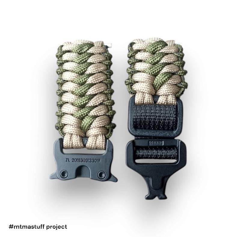 Strap jam tangan universal huawei GT4/ GT 5 paracord buckle alloy adjustable (Tidak termasuk jam)