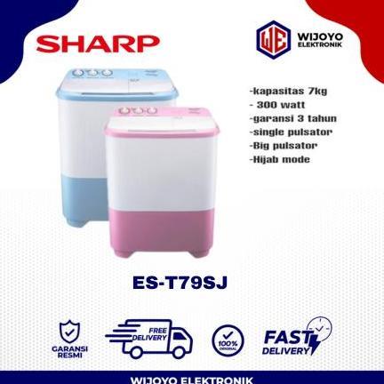 basir_store27 - sharp es-t79sj mesin cuci 2 tabung / mesin cuci sharp est79sj