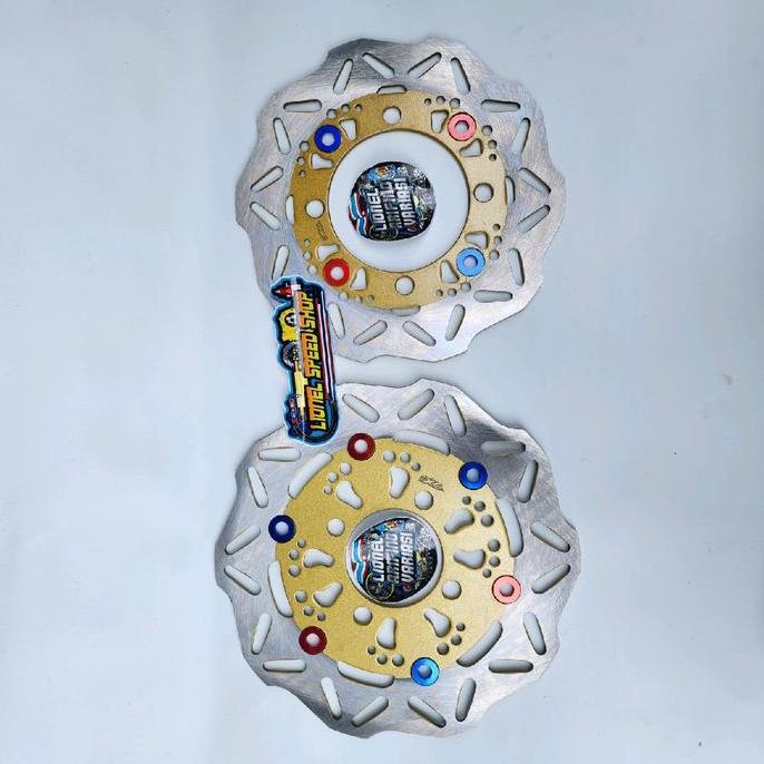 NEW PIRINGAN CAKRAM JUPITER MX DEPAN BELAKANG DISK BRAKE JUPITER MX NEW FRONT REAR 220MM DAN 200MM M