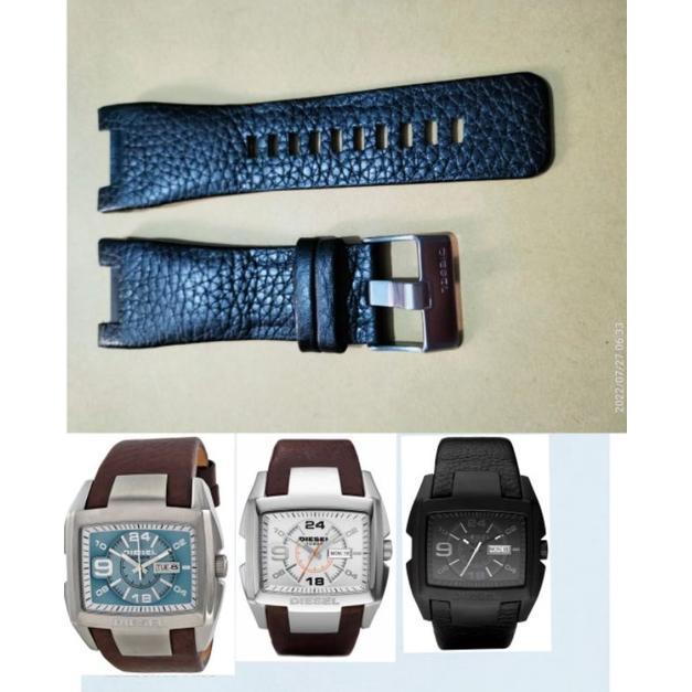 Strap Tali Asli Jam Tangan Diesel DZ-1216 Tali Kulit Diesel 1216 1273 4246