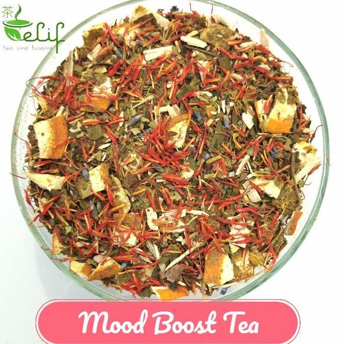 Toneoo- Mood Boost Tea : Yerba Mate, Siberian Ginseng, Ginkgo Leaf, Safflower