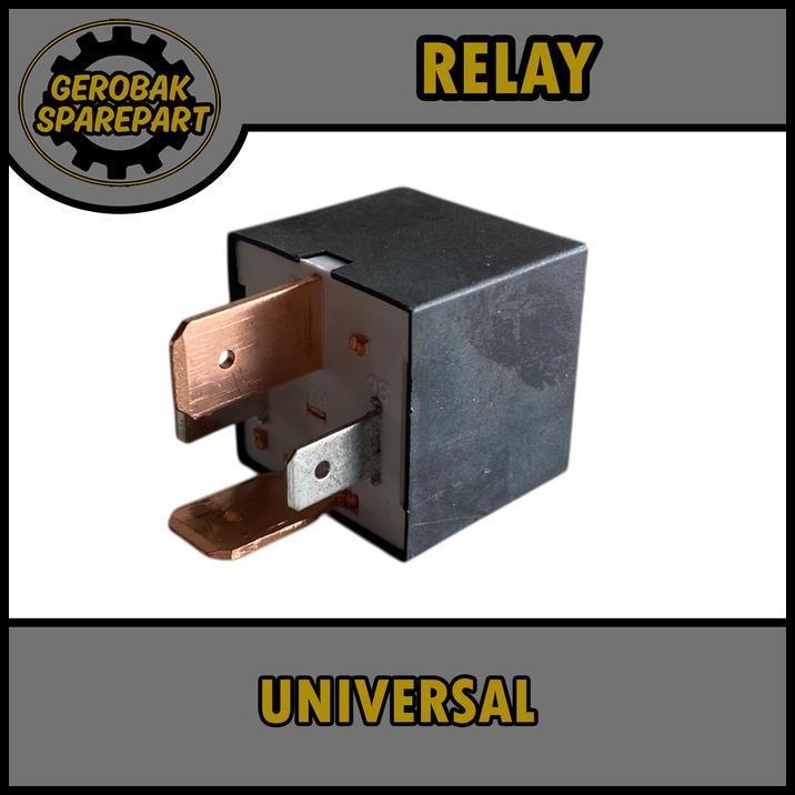 TERLARIS RELAY KAKI 4 UNIVERSAL - FOGLAMP / MOTOR FAN / STARTER STECKER !!!