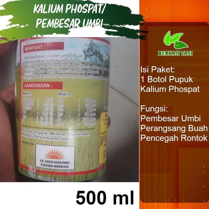 Pupuk Kalium Cair Kalium Phospate Pembesar Umbi 500 ml