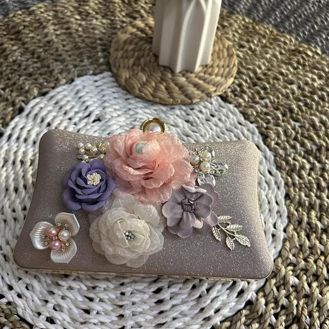 Freesia Tas Pesta Mewah Clutch Pesta Elegant Tas Tas Mewah