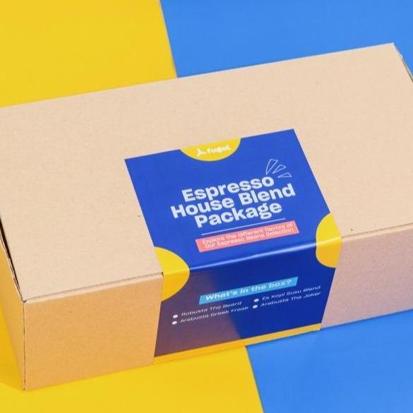 Toneoo- Biji Kopi Espresso House Blend Package Arabica Robusta Beans