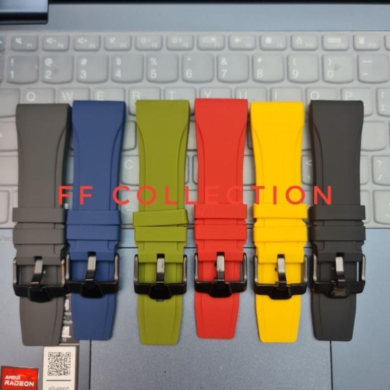 FF 1102 TEBAL KWALITAS ORIGINAL KALEB Strap Tali jam tangan 24MM 26MM 22MM 24 MM 26 MM 22 MM Silicon
