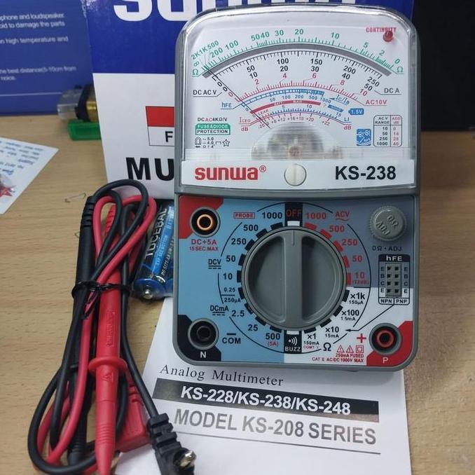 Multitester Multimeter Avometer Sunwa KS-238 Analog buzzer
