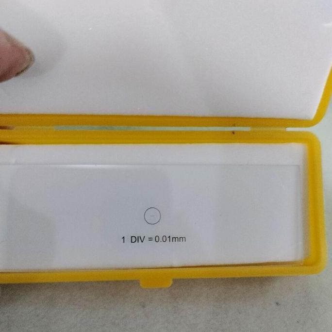 Mikrometer objektif mikrometer lensa mikroskop objektif saja