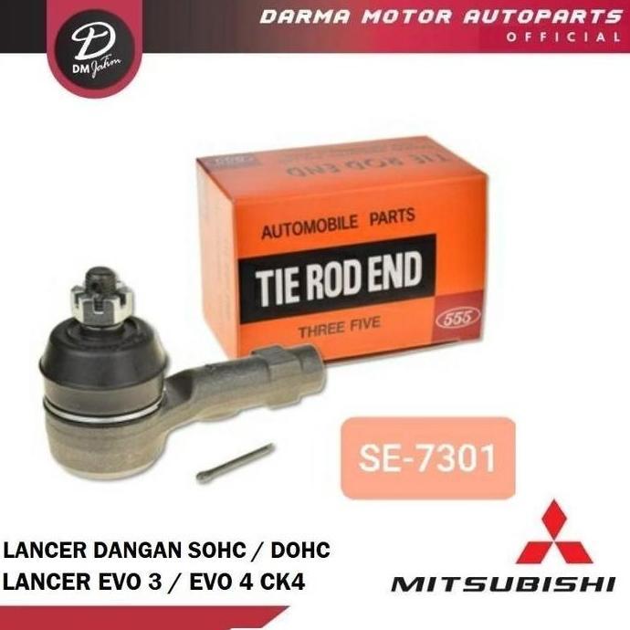 Tie Rod End Mitsubishi Lancer Evo 3 Cb245 1993-1996 Evo 4 Ck4 Dangan Sohc Dohc Merek 555 Made In Jap