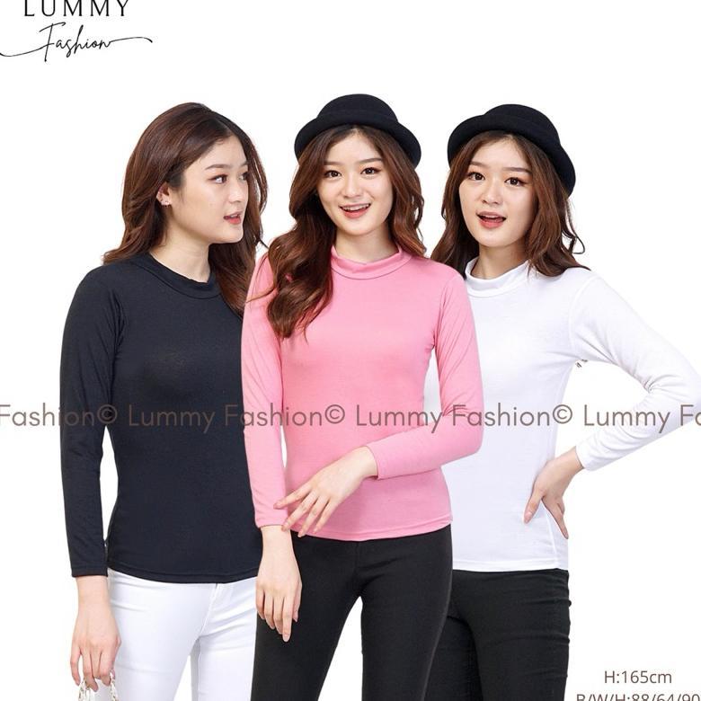 Hot Manset Kaos Kerah Tinggi / Inner / Manset Baju High Neck / Manset Hitam / Manset Putih