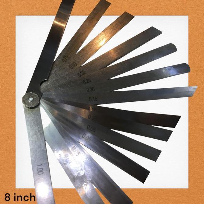 Fuller Gauge panjang 8 inch 17 blades (0,02-1mm)