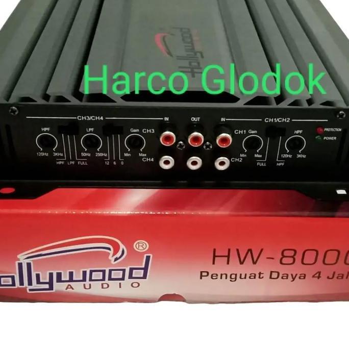 Power Hollywood HW-8000 Power 4 Chanel HOLLYWOOD HW-8000 Mosfet