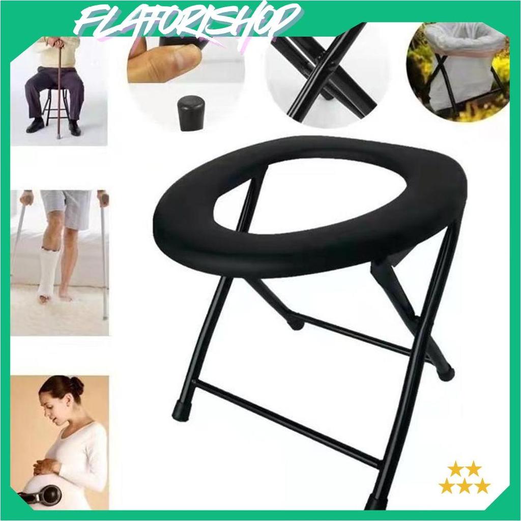 KURSI TOILET LANSIA IBU HAMIL WC DUDUK PORTABLE KURSI TOILET LIPAT IBU HAMIL Promo